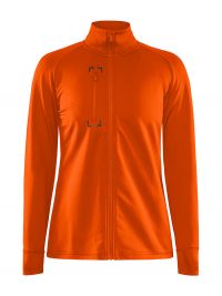 Midlayer Jacke Damen Orange